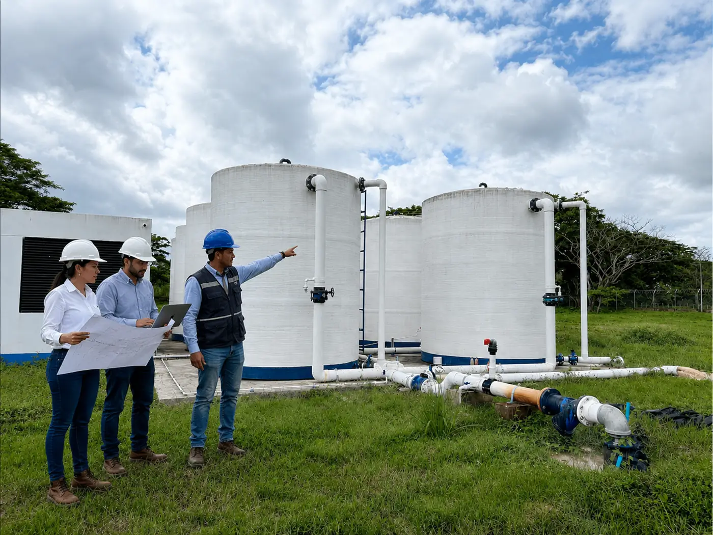 Consultoría AGINSA — revisión técnica de infraestructura hidráulica